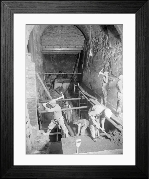 Framed Print : Excavations for Pool Framed Print : Excavations for Pool