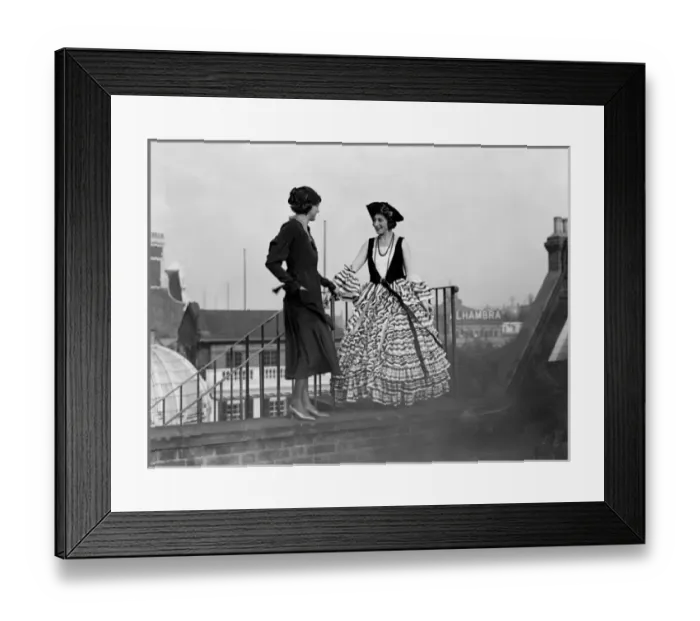 Framed Print : Rooftop Crinoline Framed Print : Rooftop Crinoline