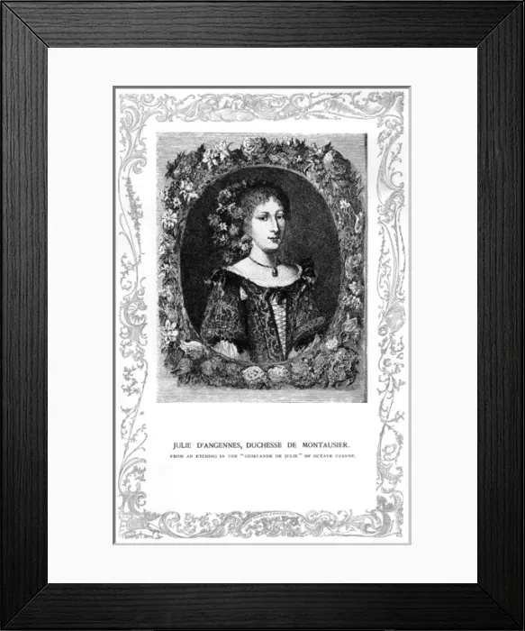 Framed Print : Julie Duchess Montausier Framed Print : Julie Duchess Montausier