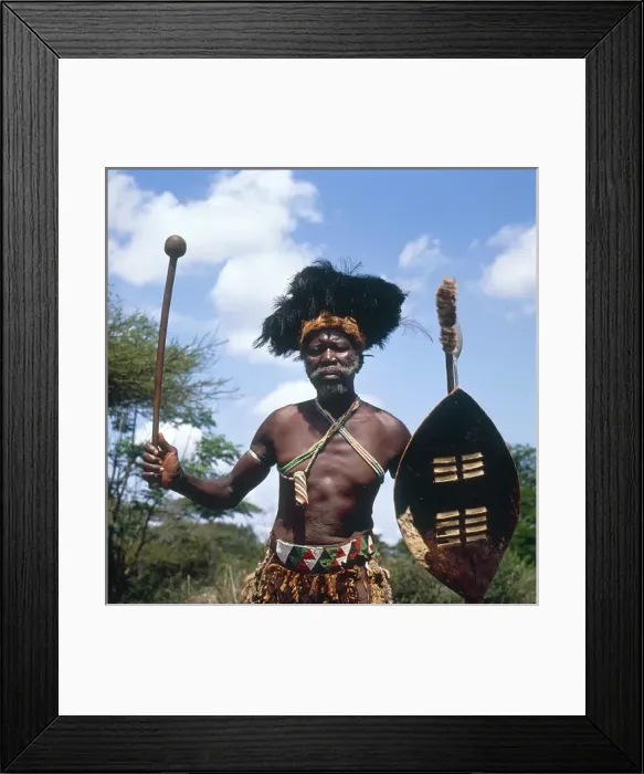 Framed Print : Zulu Warrior Framed Print : Zulu Warrior