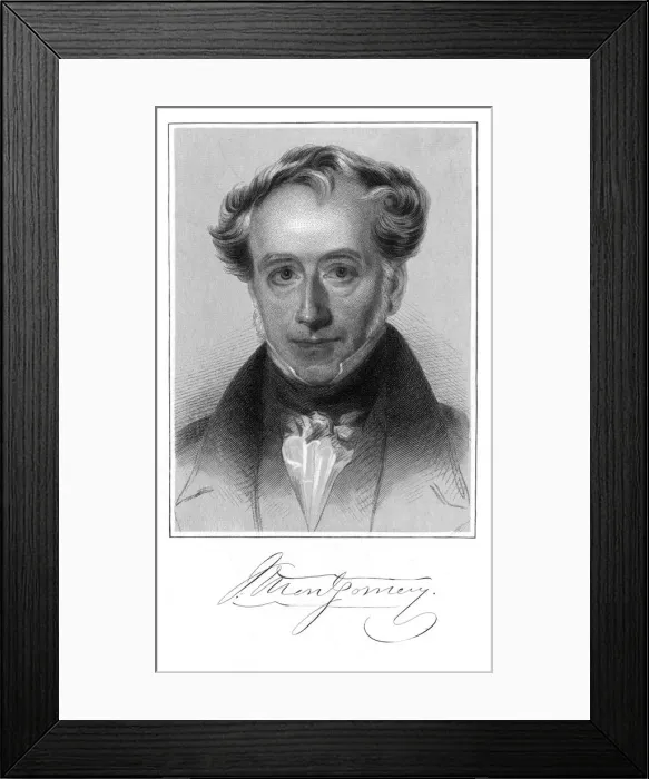 Framed Print : James Montgomery - 1 Framed Print : James Montgomery - 1