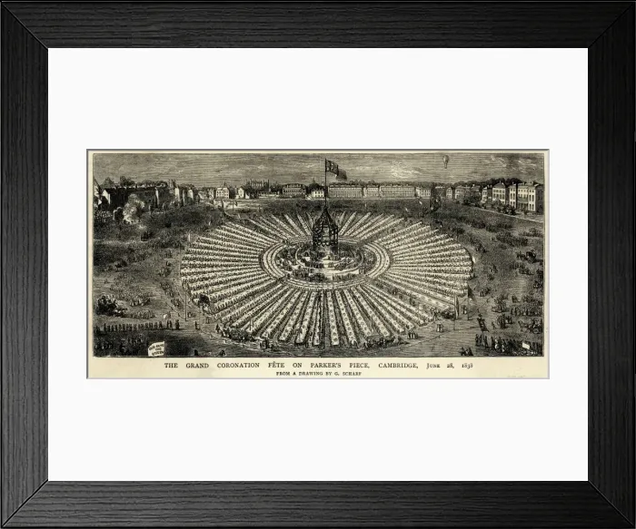 Framed Print : Coronation Fete 1838 Framed Print : Coronation Fete 1838