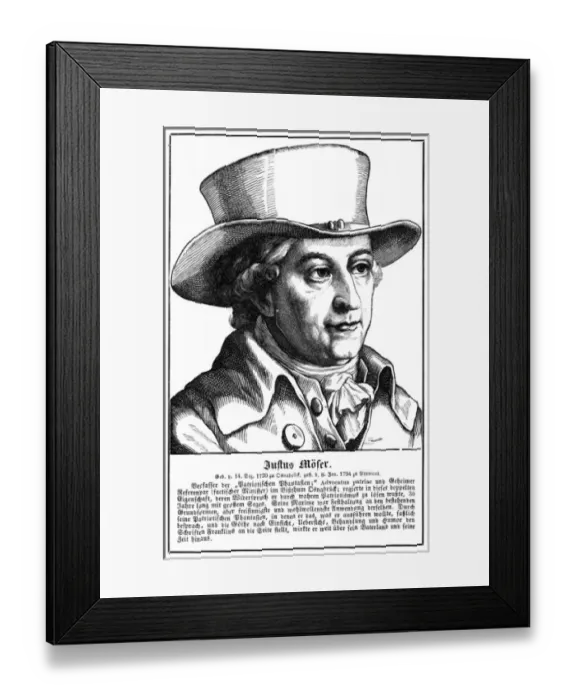 Framed Print : Justus Moser Framed Print : Justus Moser