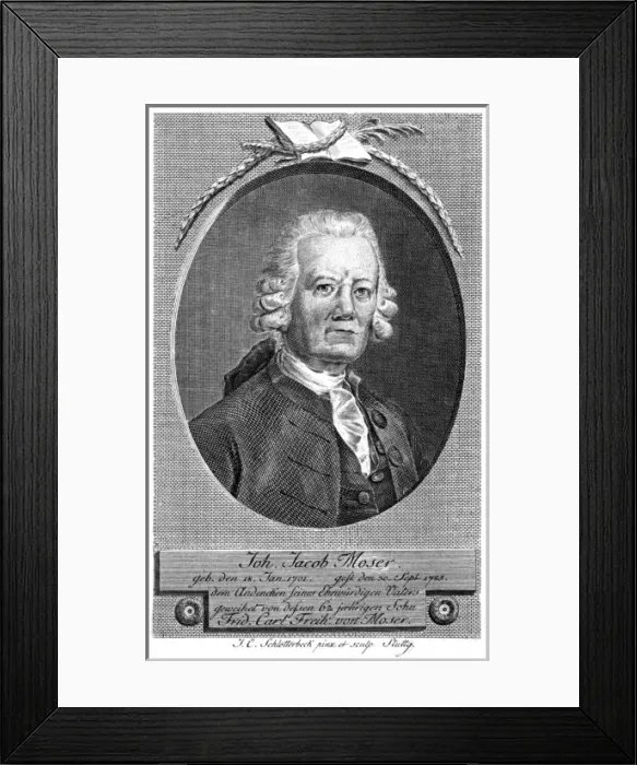 Framed Print : Johann Jacob Moser - 2