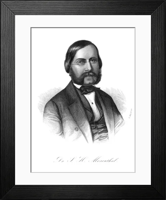 Framed Print : Salomon Von Mosenthal Framed Print : Salomon Von Mosenthal