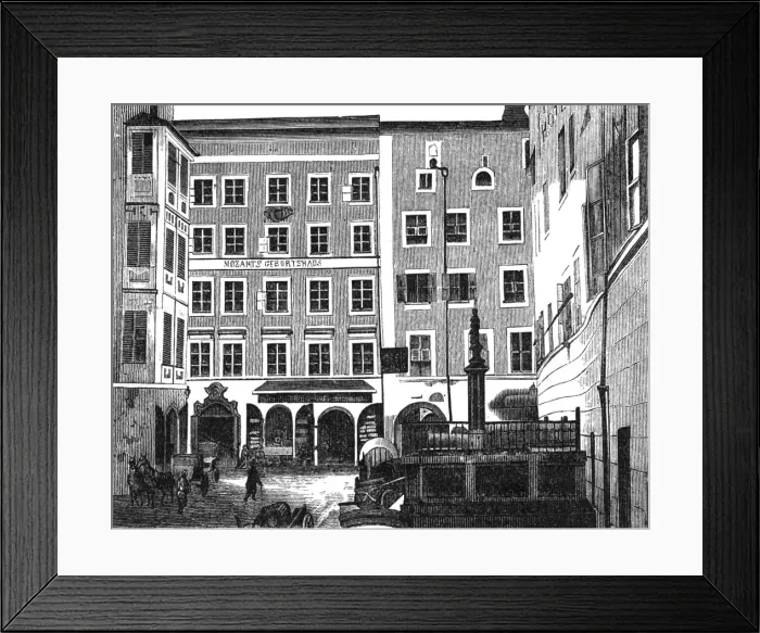Framed Print : Mozart Birthplace Framed Print : Mozart Birthplace