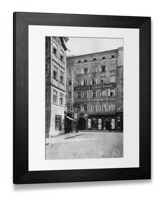Framed Print : Mozart Birthplace Photo Framed Print : Mozart Birthplace Photo