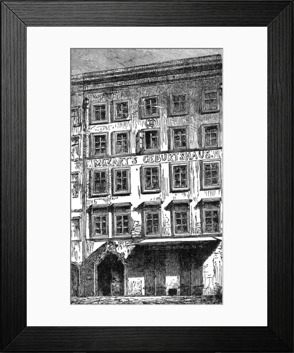 Framed Print : Mozart Birthplace Framed Print : Mozart Birthplace
