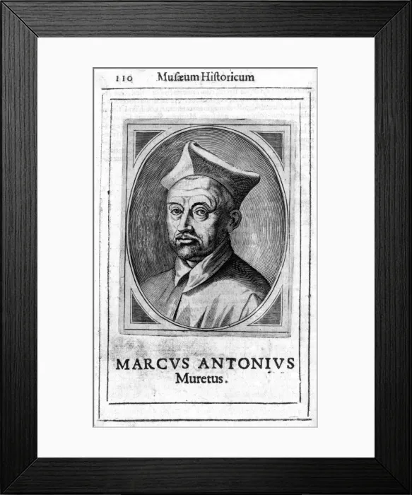 Framed Print : Marc Antoine Muret Framed Print : Marc Antoine Muret