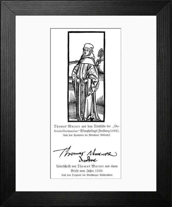 Framed Print : Thomas Murner
