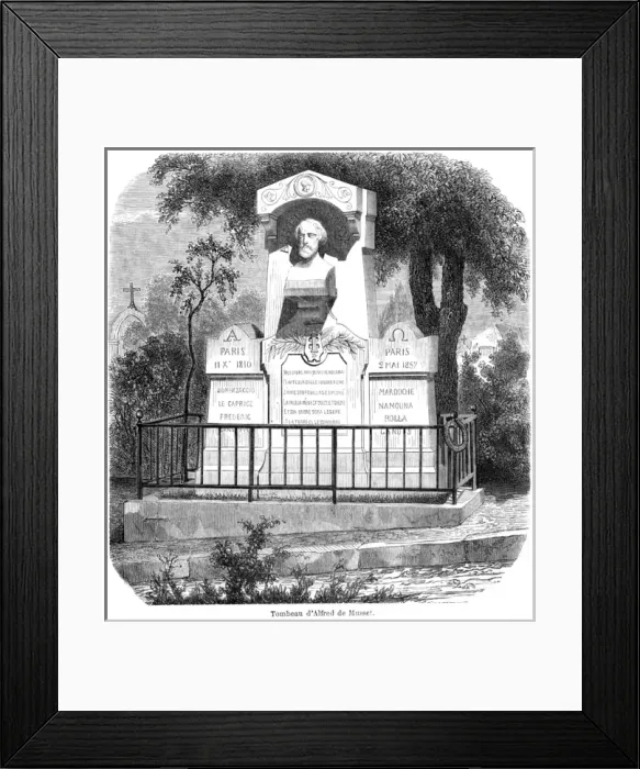 Framed Print : De Mussets Tomb Framed Print : De Mussets Tomb