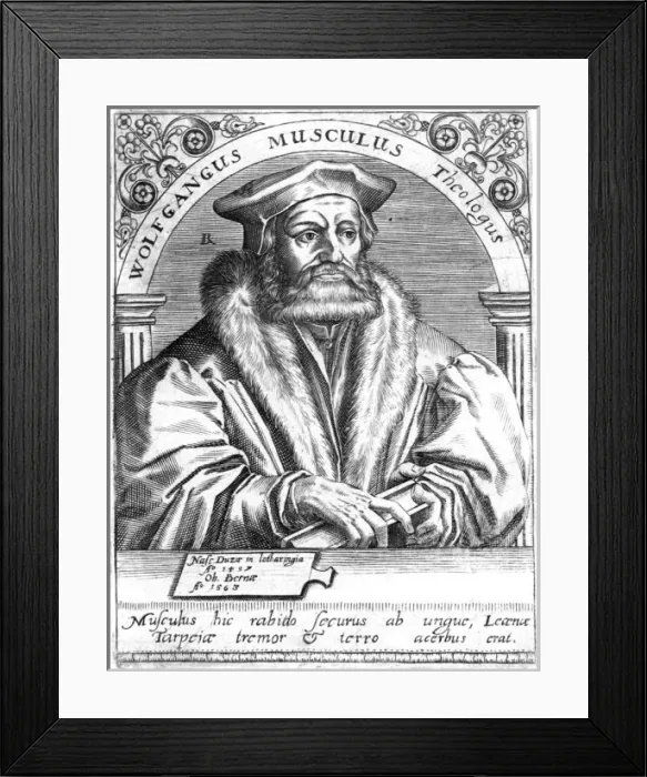 Framed Print : Wolfgang Musculus - 2 Framed Print : Wolfgang Musculus - 2