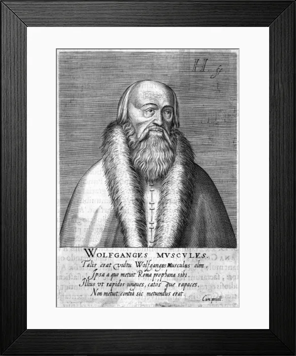 Framed Print : Wolfgang Musculus - 3 Framed Print : Wolfgang Musculus - 3