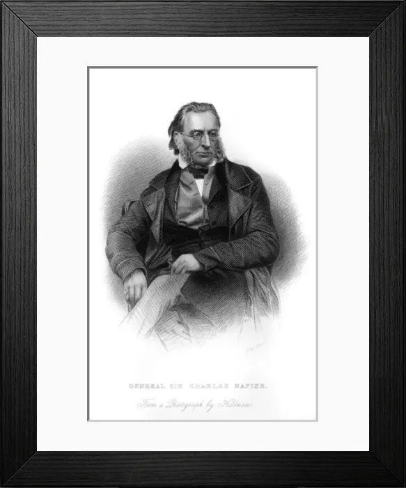 Framed Print : Charles James Napier Framed Print : Charles James Napier