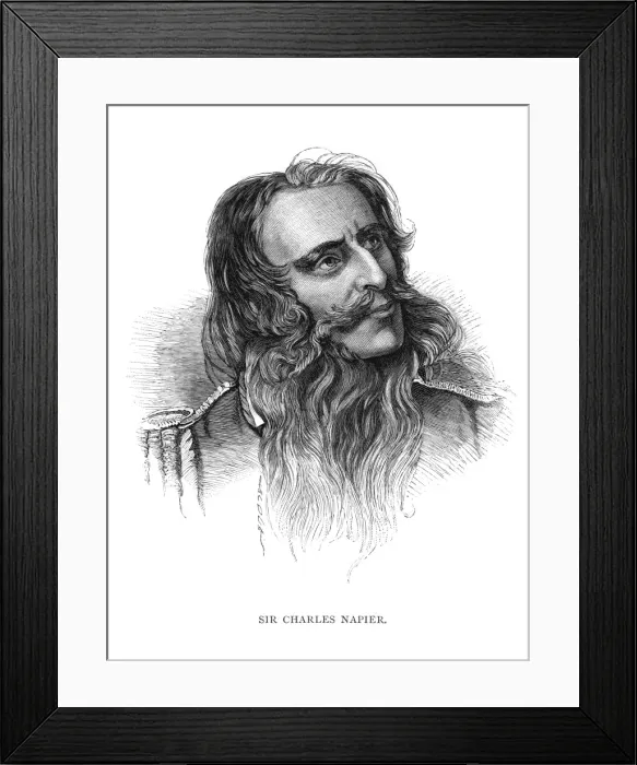 Framed Print : Charles James Napier Framed Print : Charles James Napier