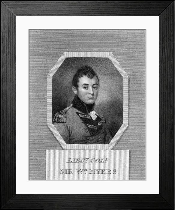 Framed Print : Sir William Myers Framed Print : Sir William Myers