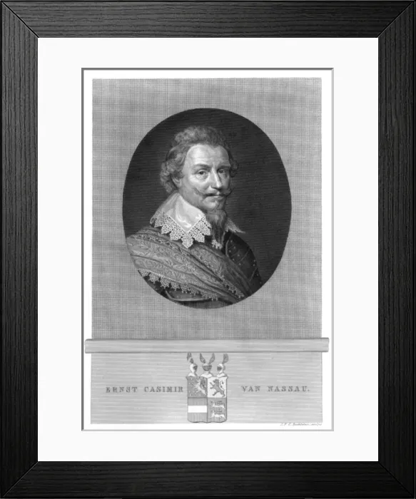 Framed Print : Ernst Casimir Van Nassau Framed Print : Ernst Casimir Van Nassau