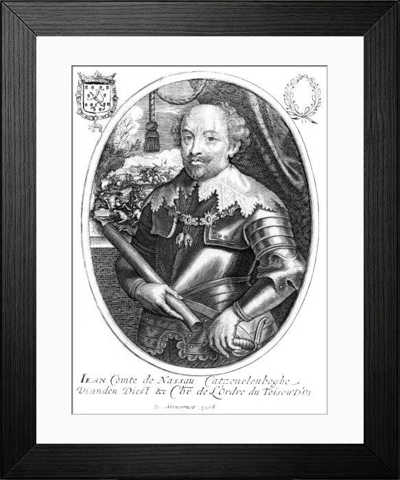Framed Print : Jan VII Grave Nassau Framed Print : Jan VII Grave Nassau