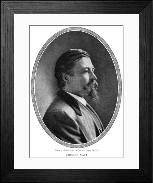 Framed Print : Thomas Nast Framed Print : Thomas Nast