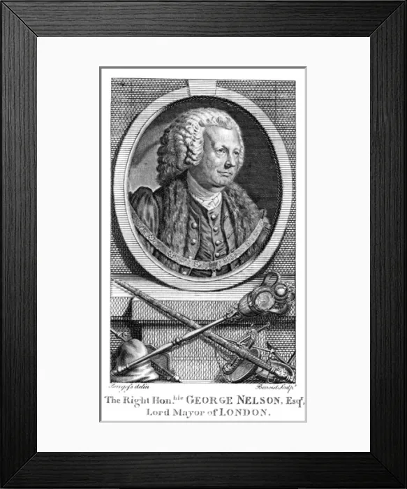 Framed Print : George Nelson, Mayor
