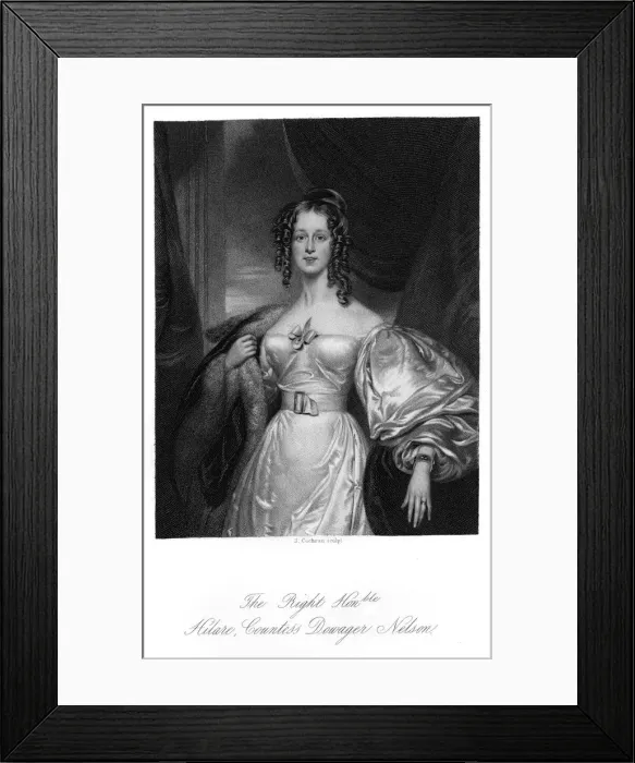 Framed Print : Hilaire Countess Nelson Framed Print : Hilaire Countess Nelson