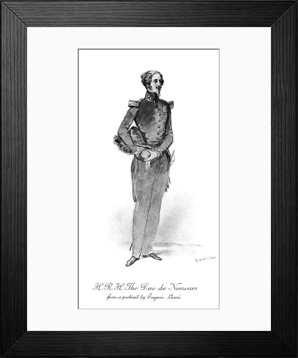 Framed Print : Duc De Nemours Framed Print : Duc De Nemours