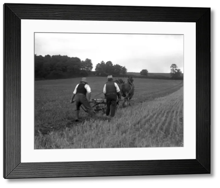 Framed Print : Ploughing Fields Framed Print : Ploughing Fields