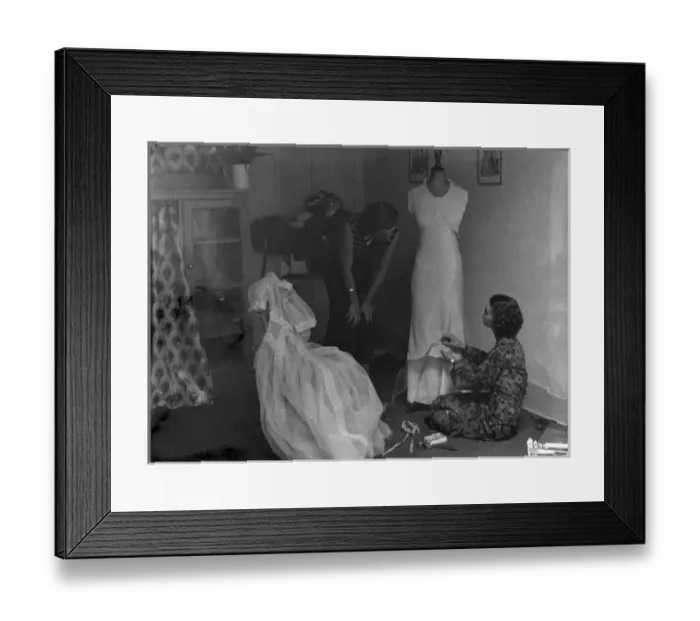Framed Print : Home-Made Wedding Dress Framed Print : Home-Made Wedding Dress