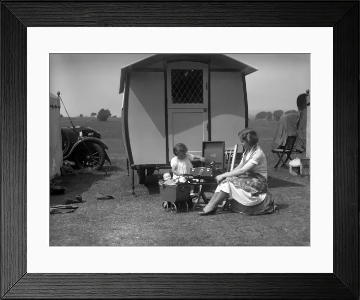 Framed Print : Holiday Caravan Framed Print : Holiday Caravan