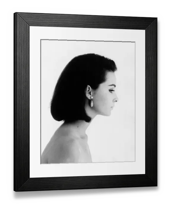 Framed Print : Sixties Brunette Framed Print : Sixties Brunette