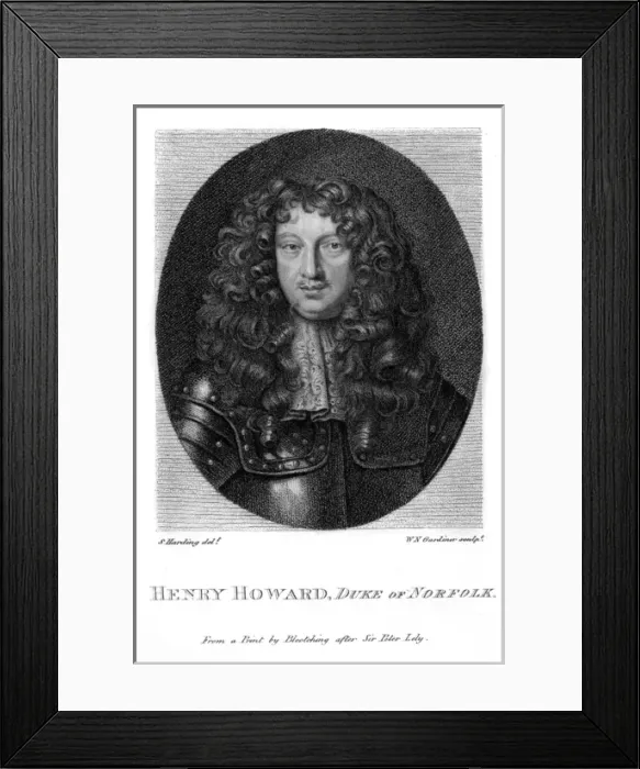 Framed Print : Sixth Duke of Norfolk Framed Print : Sixth Duke of Norfolk