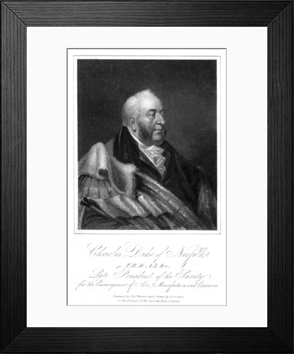 Framed Print : Thirteenth Duke Norfolk Framed Print : Thirteenth Duke Norfolk