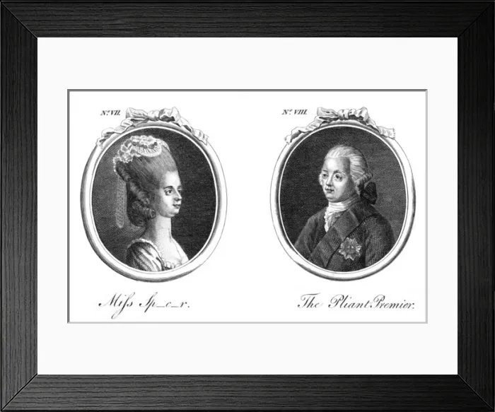 Framed Print : Lord North and Friend Framed Print : Lord North and Friend