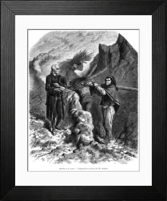 Framed Print : Jean Frederic Oberlin 2 Framed Print : Jean Frederic Oberlin 2