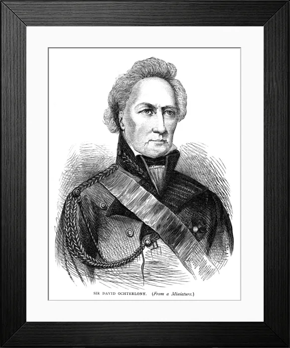 Framed Print : Sir David Ochterlony Framed Print : Sir David Ochterlony