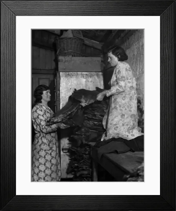 Framed Print : Making Xmas Stockings Framed Print : Making Xmas Stockings