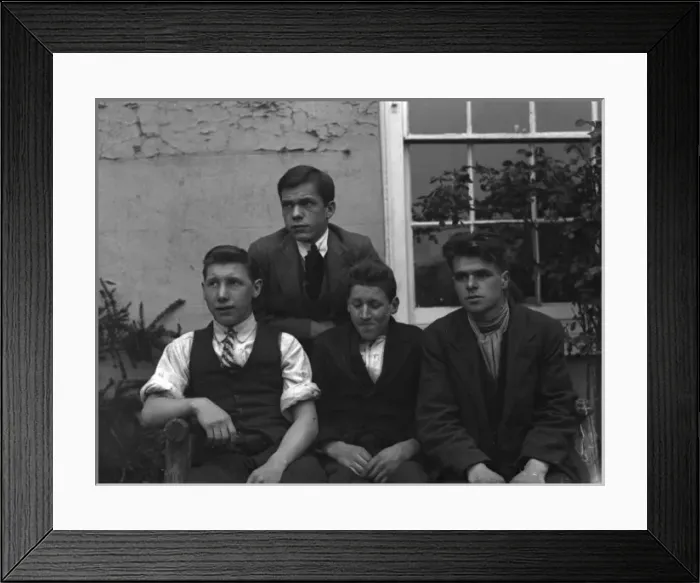 Framed Print : Hostel Lodgers 1930S Framed Print : Hostel Lodgers 1930S