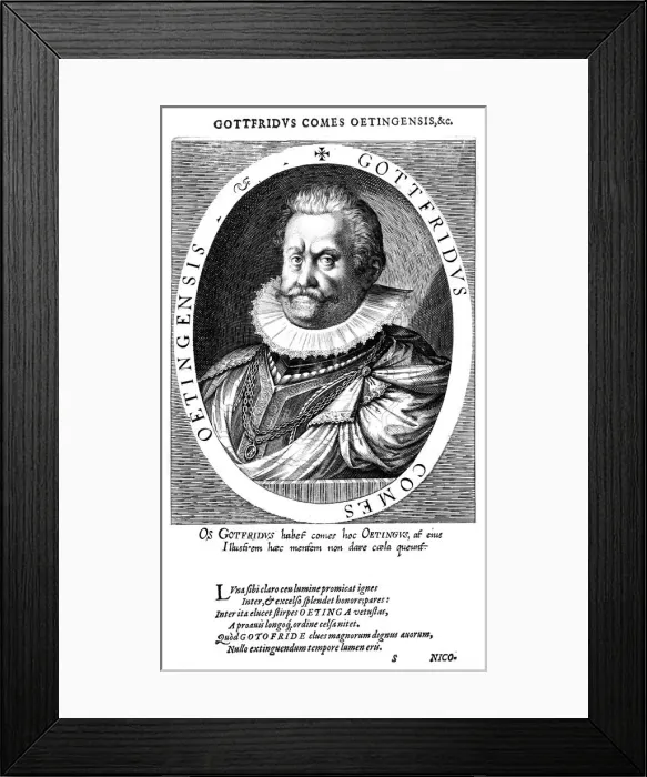 Framed Print : Gottfried Graf Oettingen Framed Print : Gottfried Graf Oettingen