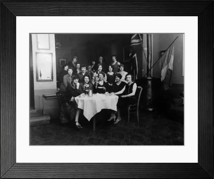 Framed Print : Hostel for Girls 1920S Framed Print : Hostel for Girls 1920S