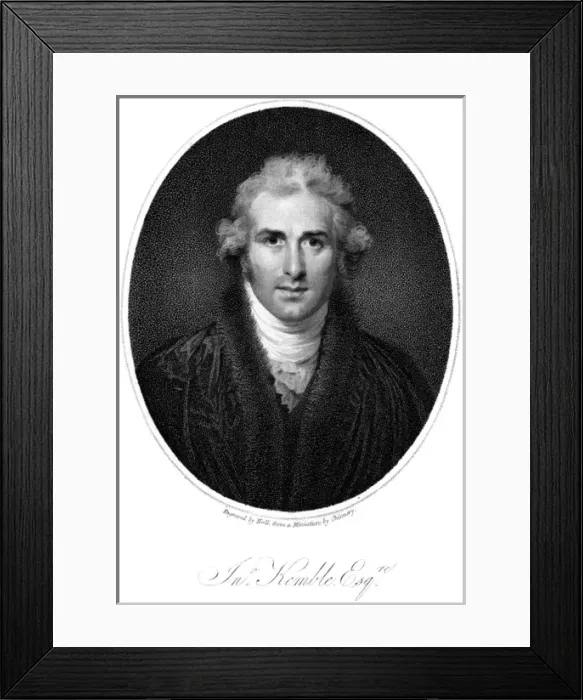 Framed Print : John Philip Kemble 7 Framed Print : John Philip Kemble 7