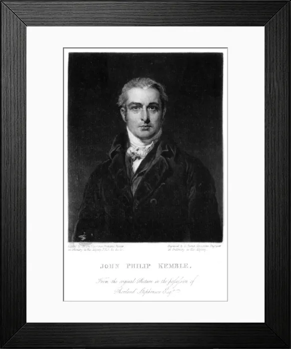 Framed Print : John Philip Kemble 8 Framed Print : John Philip Kemble 8