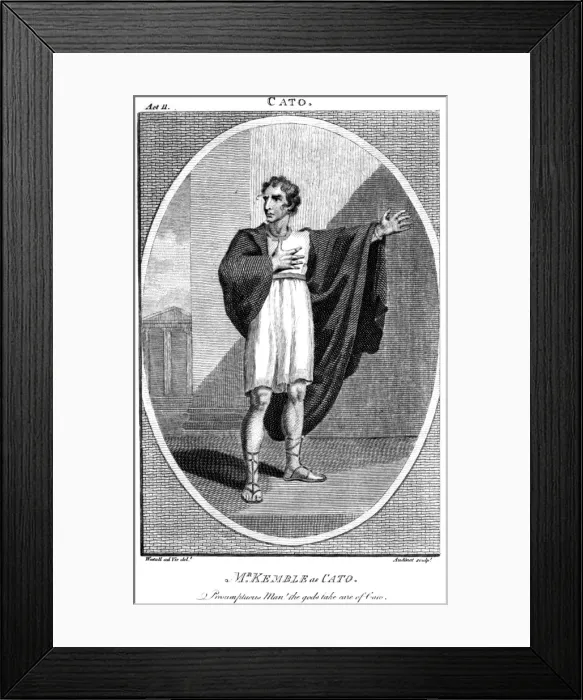 Framed Print : Kemble as Cato Framed Print : Kemble as Cato