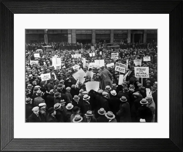 Framed Print : Communist Demo, USA Framed Print : Communist Demo, USA