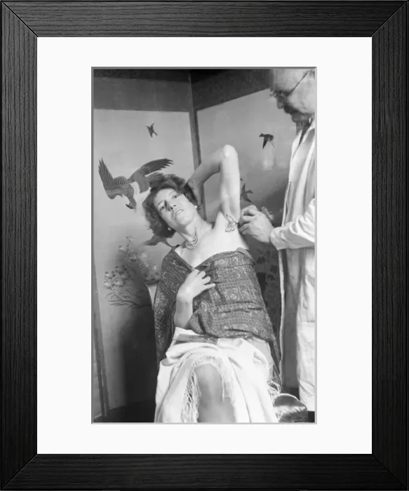 Framed Print : Tattooing an Armpit Framed Print : Tattooing an Armpit