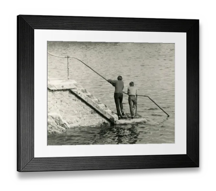 Framed Print : Stairs into the Sea Framed Print : Stairs into the Sea