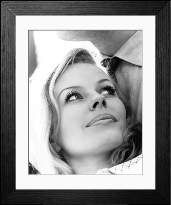 Framed Print : COUPLE. A woman in her partners arms. Date: late 1960s Framed Print : COUPLE. A woman in her partners arms. Date: late 1960s