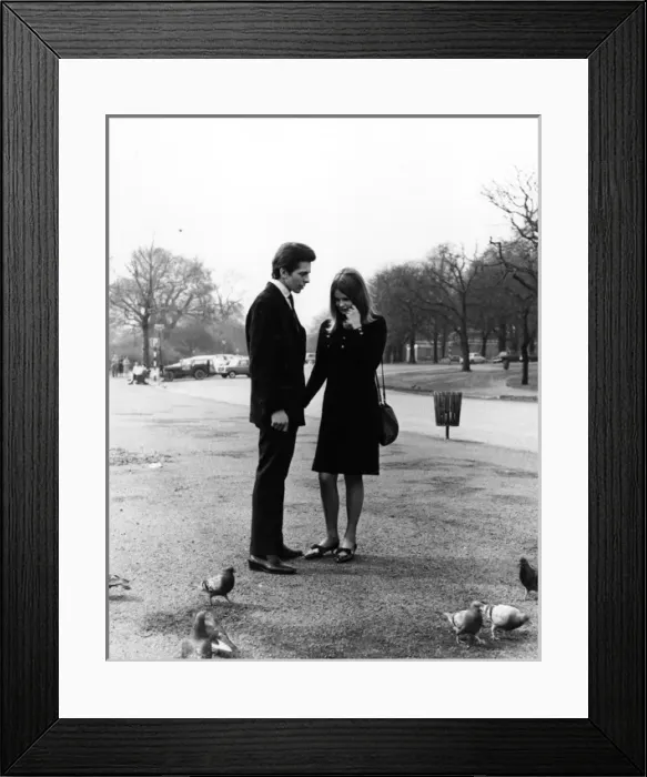 Framed Print : Teenage Couple Framed Print : Teenage Couple