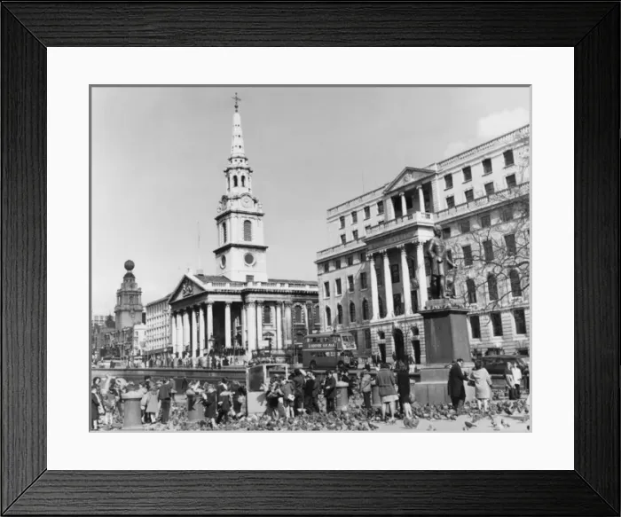 Framed Print : Trafalgar Square Framed Print : Trafalgar Square