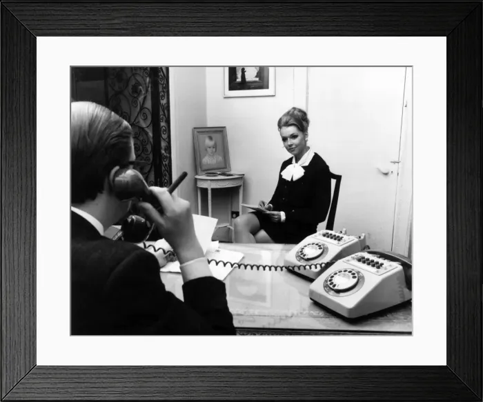 Framed Print : Secretary Taking Notes Framed Print : Secretary Taking Notes