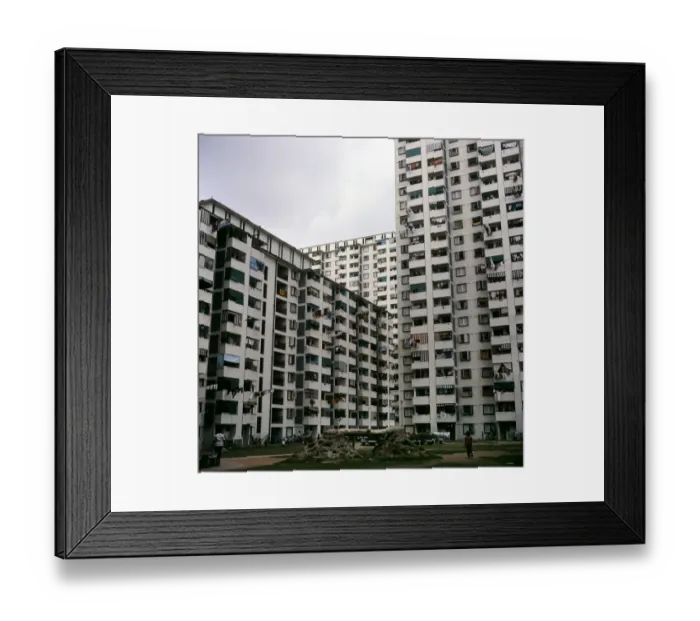 Framed Print : Singapore Modern Flats Framed Print : Singapore Modern Flats